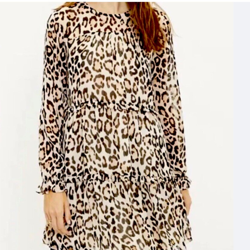 NWT LOFT Tiered Dress, size Small